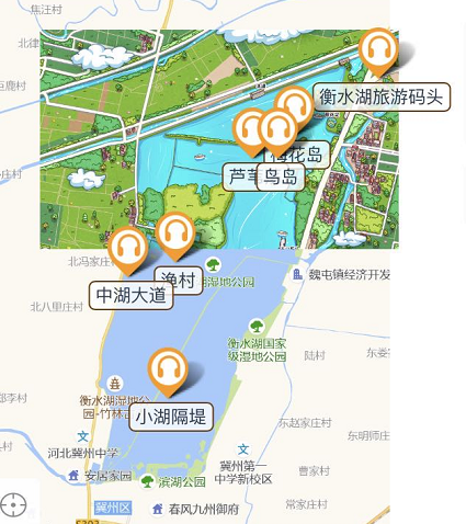 衡水湖旅游碼頭上線了電子導覽、語音講解、手繪地圖.png